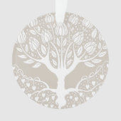 Ornamental Magnolia Tree by Aubrey Beardsley Ornament (voorkant)