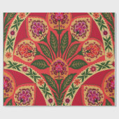 Ornamental Oriental style seamless flor Cadeaupapier (Vlak)