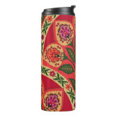 Ornamental Oriental style seamless flor Thermosbeker (Gedraaid links)