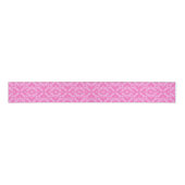 Ornamental Pink Damask Breast Cancer Awareness Grosgrain Lint (Voorkant)