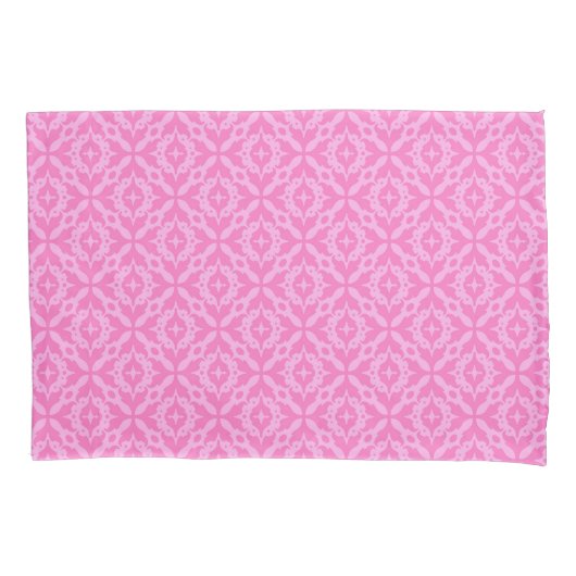 Ornamental Pink Damask Breast Cancer Awareness Kussensloop (Voorkant)