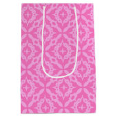 Ornamental Pink Damask Breast Cancer Awareness Medium Cadeauzakje (Achterkant)