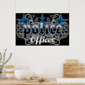 Ornamental Police Officer Poster (Keuken)