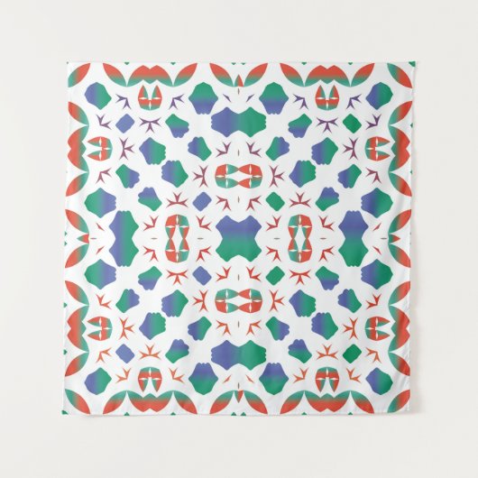 Ornamental talavera mexico tiles decor. Modern des Wandkleed (Voorkant)