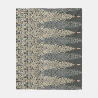 Ornamental Traditional Paisley design Fleece Deken