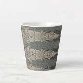 Ornamental Traditional Paisley design Latte Mok (Voorkant)