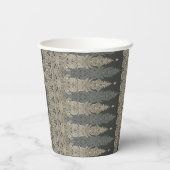 Ornamental Traditional Paisley design Papieren Bekers (Achterkant)