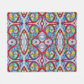 Ornamental Tribal Seamless pattern. Illustration.  Fleece Deken (Voorkant (Horizontaal))