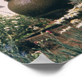 Ornamental urn in bloemtuin, Lissabon Portugal Poster (Hoek)