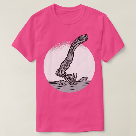 Ornamental Viking Ax T-shirt (Design voorkant)