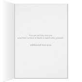 Ornamentale Elegante Bloemige Vintage Hart Perzik (Binnen (Rechts))