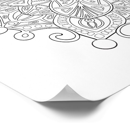 OrnaMENTALs #0030 Majestic Star-kleuren Poster (Hoek)