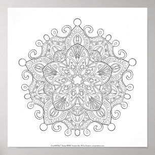 OrnaMENTALs #0030 Majestic Star-kleuren Poster