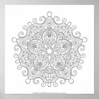 OrnaMENTALs #0030 Majestic Star-kleuren Poster