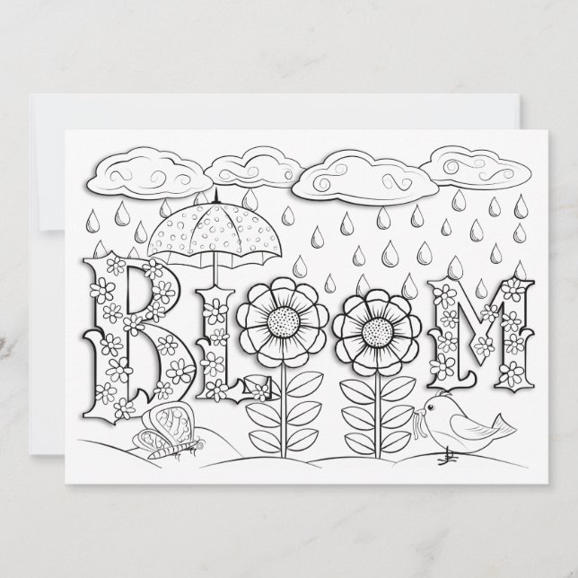 OrnaMENTALs Bloom Flowers en de Kleur van de Regen (Voorkant)