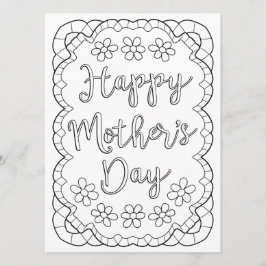 OrnaMENTALs de Tevreden Kleur van de Moederdag Uw Kaart