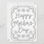 OrnaMENTALs de Tevreden Kleur van de Moederdag Uw  Kaart (Voorkant)