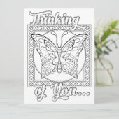 OrnaMENTALs die van u denken uw eigen kleur Kaart (Staand voorkant)