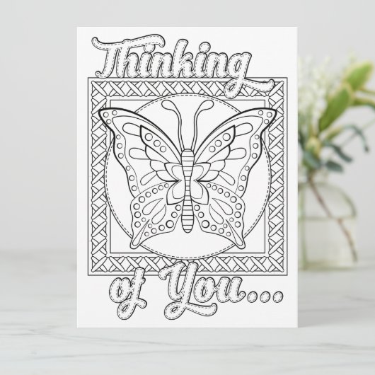 OrnaMENTALs die van u denken uw eigen kleur Kaart (Staand voorkant)