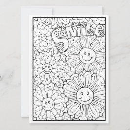 OrnaMENTALs glimlach Happy Flowers kleuren uw eige