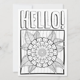 OrnaMENTALs Hallo met Showy Bloom Kleur Uw Eigen