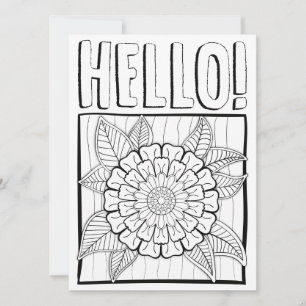 OrnaMENTALs Hallo met Showy Bloom Kleur Uw Eigen