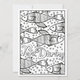 OrnaMENTALs is het Daring Vissen Kleur Uw Eigen