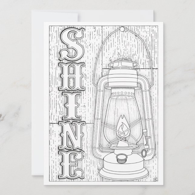 OrnaMENTALs Shine Antiek Lantaarn Kleur Uw Eigen (Voorkant)