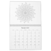 OrnaMENTALs Therapeutische Kleurenpagina's van 12  Kalender (Jan 2026)
