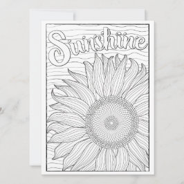 OrnaMENTALs Zonnebloem Kleur Uw Eigen