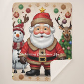 "Ornamented Tree" Sherpa Deken (Voorkant)