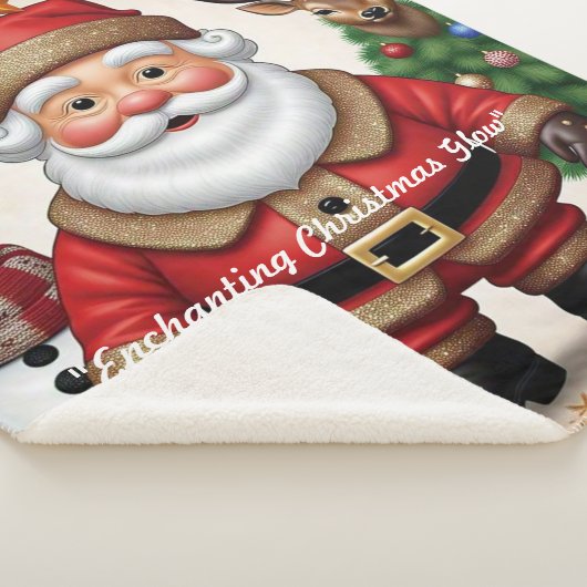 "Ornamented Tree" Sherpa Deken (3/4)