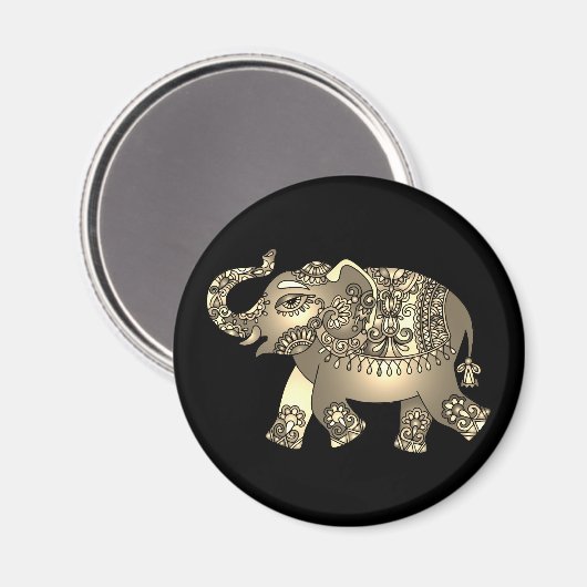 ornamentelefster magnet (Voorkant / Achterkant)