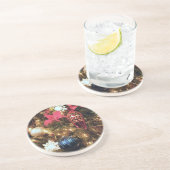 "Ornamenten Beverage Coaster Zandsteen Onderzetter (Zijkant)