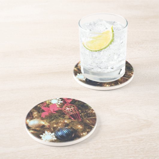 "Ornamenten Beverage Coaster Zandsteen Onderzetter (Zijkant)