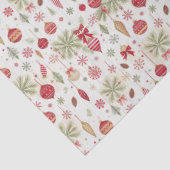  Ornamenten Botanicals Vakantie Kerstmis Tissuepapier (Detail)
