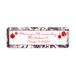  Ornamenten & Cherubs Adreslabel Etiket