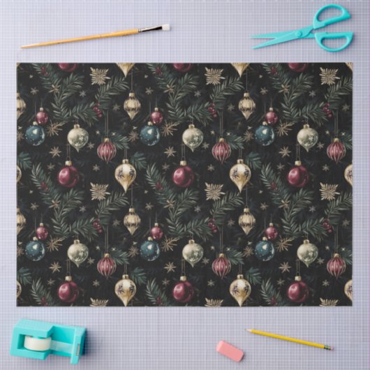 Ornamenten en gebladerte elegantie tissuepapier (Craft)