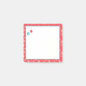 Ornamenten en snowflakes kerst post-it® notes (Voorkant)