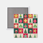 Ornamenten en sterren magneet (Voorkant / Achterkant)