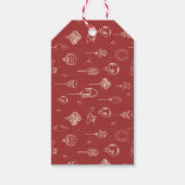  Ornamenten Gift Label Cadeaulabel (Voorkant)