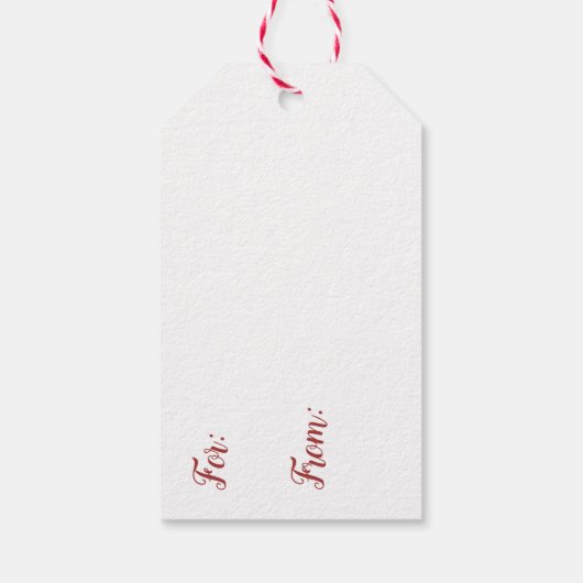  Ornamenten Gift Label Cadeaulabel (Achterkant)