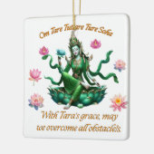 Ornamenten/Groene Tara Keramisch Ornament (Links)