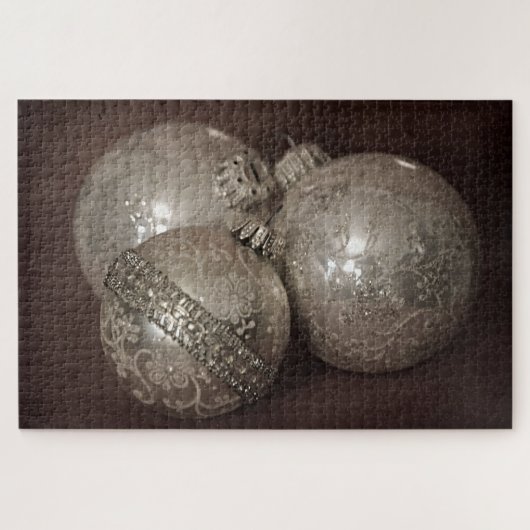 Ornamenten Grote Kerstpuzzel Legpuzzel (Horizontaal)