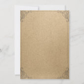  Ornamenten Halloween Uitnodiging (Achterkant)