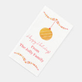 Ornamenten handdoek servet (Hoek)