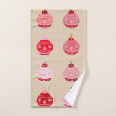  Ornamenten Kerst Bad Handdoek (Handdoek)