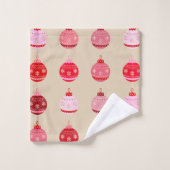  Ornamenten Kerst Bad Handdoek (Wasdoekje)