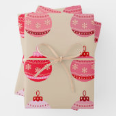  Ornamenten Kerst Inpakpapier Vel (In situ)