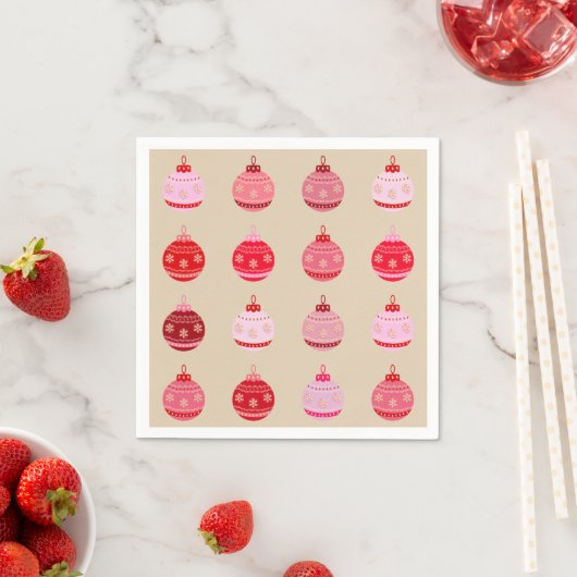  Ornamenten Kerst Servet (Insitu)